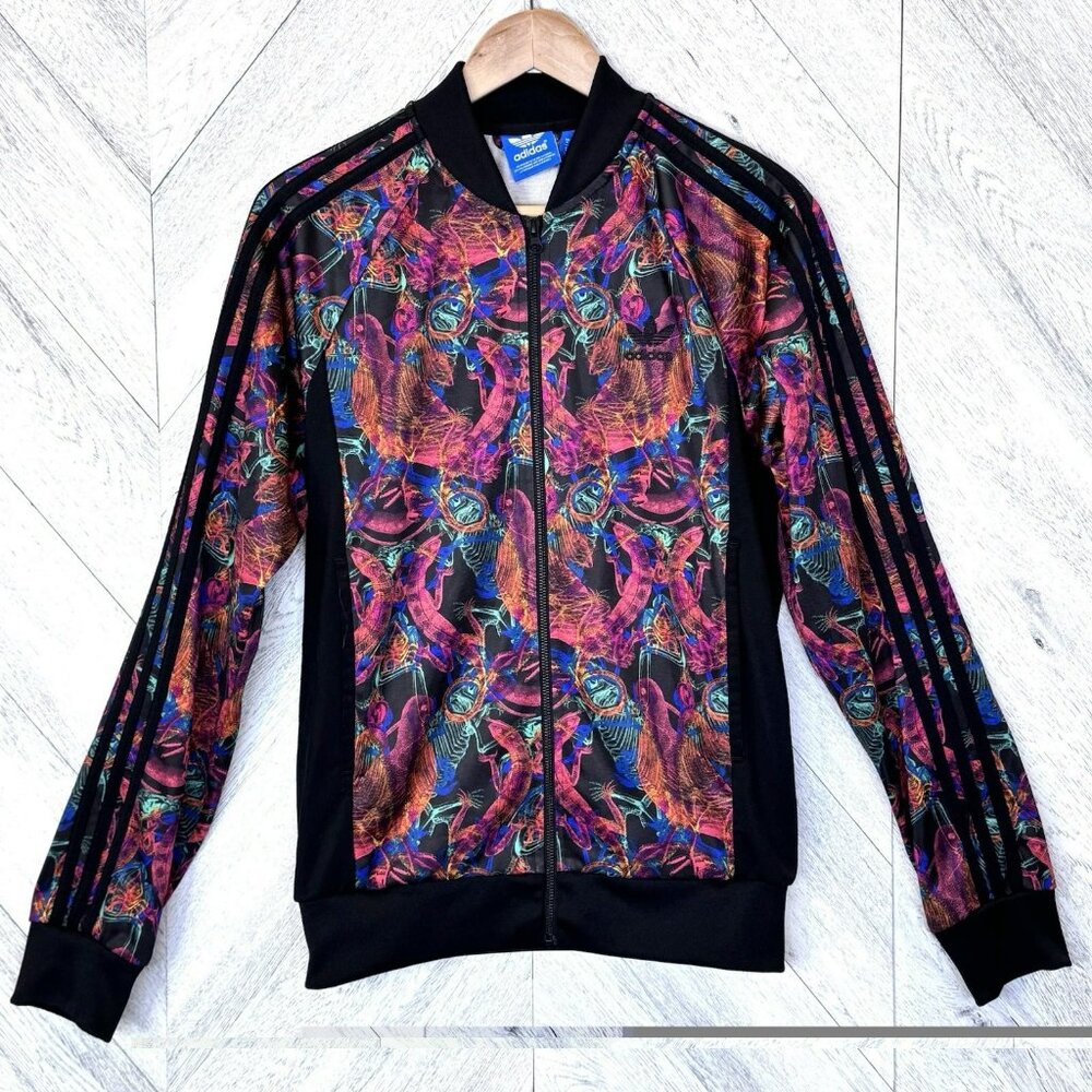 Adidas x Carnovsky RGB Trefoil Track Firebird Jacket Reptile Mens Size Medium